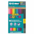 Multicolor SuperT 12 cores + 2 Lápis Grafite Faber