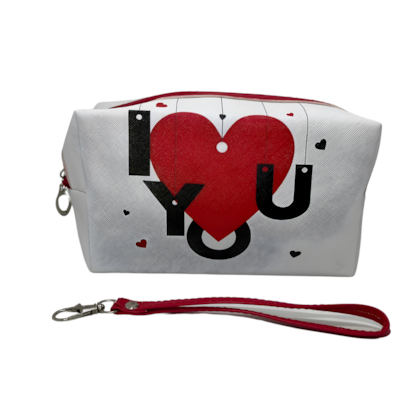 Necessaire I Love You com alça