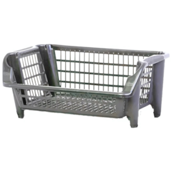 ORGANIZADOR EMPILHAVEL PRATA PLASNEW