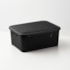 Organizador Ratan Retangular 10Lts Preto Pratic