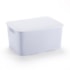 Organizador Ratan Retangular 14Lts Branco Pratic