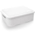 Organizador Ratan Retangular 3Lts Branco Pratic