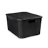 Organizador Rattan C/tp 15 Preto Arqplast