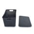 Organizador Rattan C/tp 15 Preto Arqplast