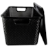 Organizador Rattan C/tp 40 Preto Arqplast