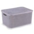 Organizador Rattan Cinza N4 Plasnew