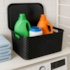 Organizador Rattan Preto Nº3 Plasnew