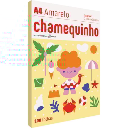 Papel Chamequinho A4 210x297 Am Chamex