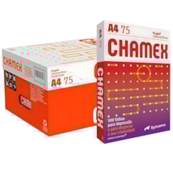 PAPEL CHAMEX OFFICE A4 500FLS 1430 - CX 12 UNIDADES