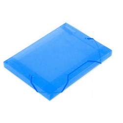 Pasta Escolar 55mm Soft Azul Polibras 160709
