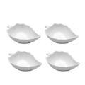 Petisqueira Porcelana Leaf Branco Coliseu 26409