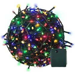 PISCA 100 LAMPADAS LED COLOR 127V CASAMBIENTE NATAL194