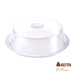 Porta Bolo Tranca Cristal Keita