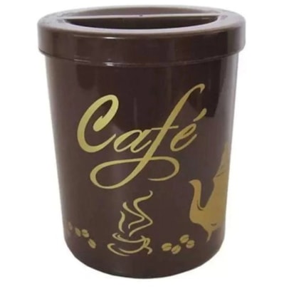 Porta Café 2,3L Marrom Alves
