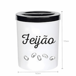 PORTA FEIJAO 2,3LT BRANCO ALVES