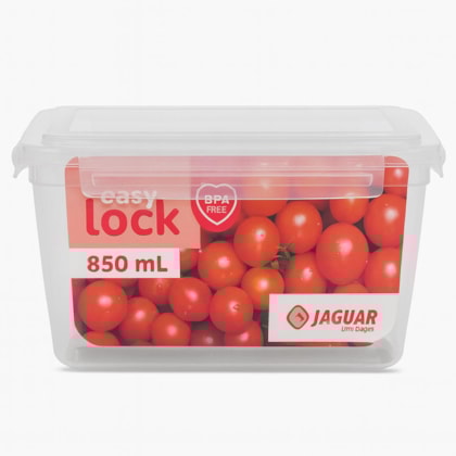 Pote c/trava de 850ml Jaguar