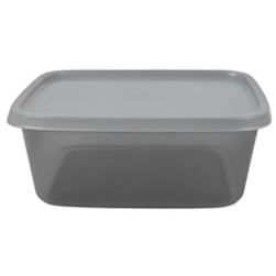 Pote Retangular 500ml Linha Translúcido Alvini
