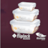 Pote Retangular Fliplock 1,4Lt Rischioto