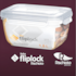 Pote Retangular Fliplock 1,8lt Alto Rischioto