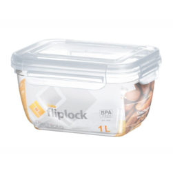 Pote Retangular Fliplock 1lt Alto Rischioto
