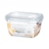 Pote Retangular Fliplock 550ml Alto Rischioto