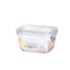 Pote Retangular Fliplock 550ml Alto Rischioto