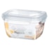 Pote Retangular Fliplock 800ml Rischioto