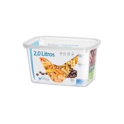 Pote Retangular Volare 2l Rischioto