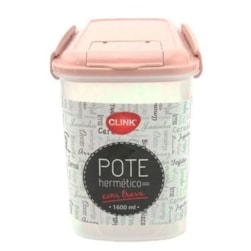 Pote Trava Quadrado Plast 1,6lt Clink Ck3138