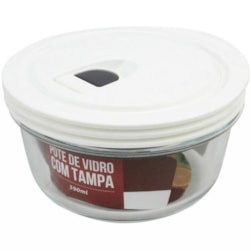 Pote Vidro Red C/tp 390ml Clink Ck1587