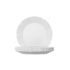 PRATO DE SOBREMESA OPALINE PETALA VIDRO BRANCO DURALEX - CX 24 UNIDADES