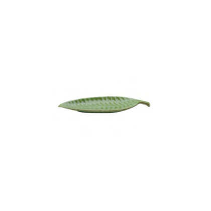 Prato Decorativo Banana Leaf Verde Coliseu 3874