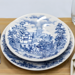 Prato Fundo 22cm Donna Cena Inglesa Oxford