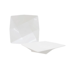 Prato Quadrado 25x25cm Utilgoods 40083pr