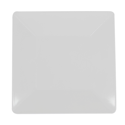 Prato Quadrado Branco 25cm Utilgoods