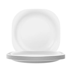 PRATO VIDRO RASO PLAZA DURALEX OPALINE TEMPERADO NADIR - CX 12 UNIDADES