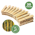 Pregador De Bambu 20pcs Amigold 2084