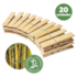 Pregador De Bambu 20pcs Amigold