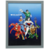 Quadro Poster Vidro/madeira Justice League House 41233