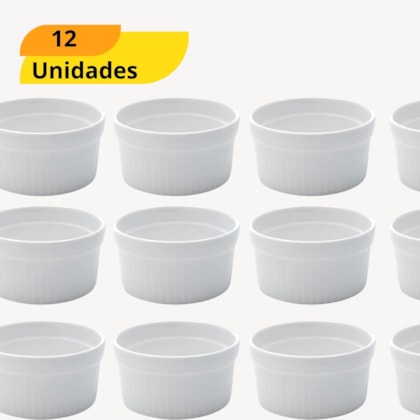 RAMEQUIM DE PORCELANA CLASSIC BRANCA COLISEU 6752 - CX 12 UNIDADES