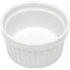 Ramequim De Porcelana Classic Branca Coliseu