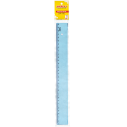 Regua 30cm New Line Azul Waleu