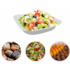 SALADEIRA DE MELAMINA QUADRADA BRANCA
