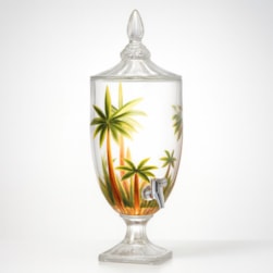 Suqueira c/Pé Tampa Palm Tree Handpaint 4,5Lts Coliseu