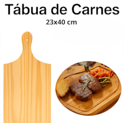 Tábua Retangular 23x40cm Madlar