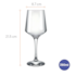 Taca Brunello 390ml Nadir