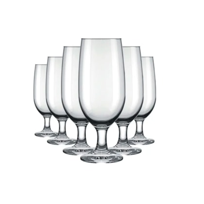 TAÇA CERVEJA 300ML NADIR - CX 12 UNIDADES