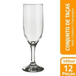 TACA GALLANT CHAMPANHE 180ML NADIR - CX 12 UNIDADES