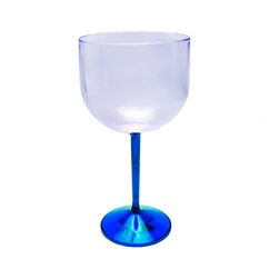 Taca Gin Bicolor Cristal Pe Azul Mazel A1068