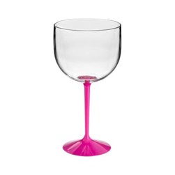 Taca Gin Bicolor Cristal Pe Rosa Pink Mazel A1072